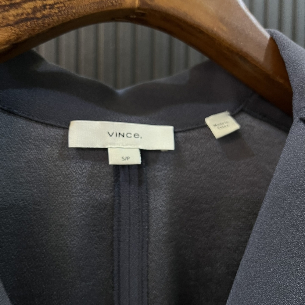 Vince. Shaped Collar Dolman-Sleeve Dress - Picture 11 of 11